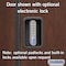 Salsbury Industries 1 Tier Designer Locker, 54"Wx76"Hx24"D, 3 Door, Mahogany 18-21364MAH - alternate 7